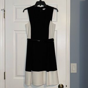 Calvin Klein color block dress, size 2. Worn once